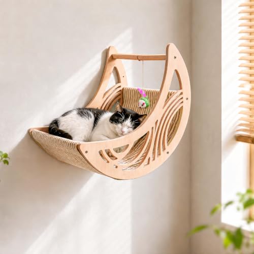 Moon & Star Cat Wall Shelves, Modern Cat Wall Furniture for Indoor Cats — product image 6